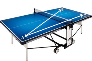 oefening v-patroon forehand